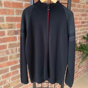 Dale of Norway Beito Full Zip Merino sweater.